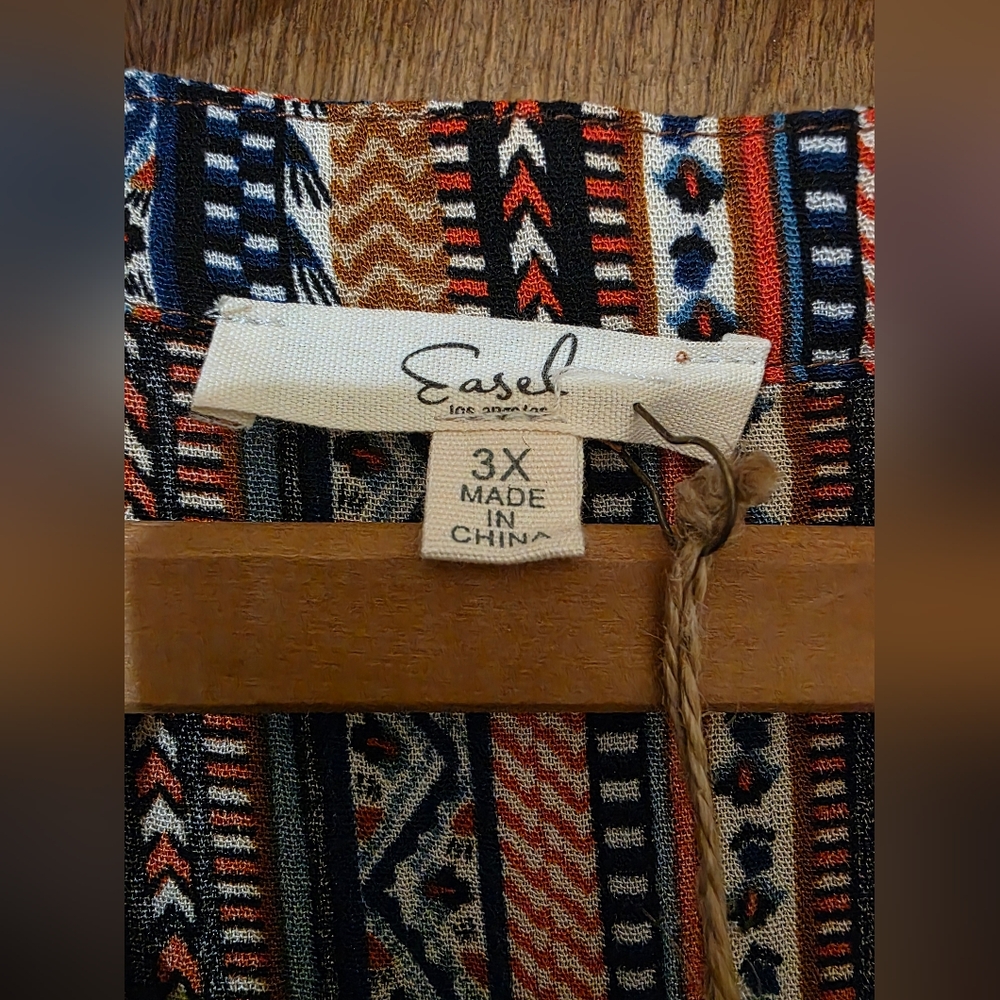 Easel New With Tags - Sleeveless Boho Western Style Dress - Picture 5 of 8